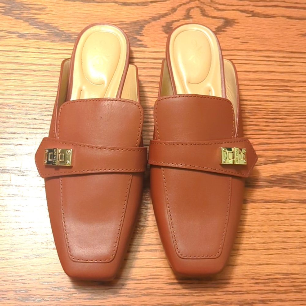 Nine West Brown Mules